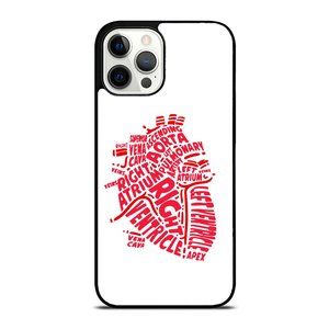 Anatomical Heart Medical Parts of Heart Anatomy Design iPhone Case